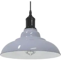 vidaXL Hanglamp in hoogte verstelbaar E27 Ø31 cm metaal glanzend grijs