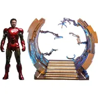 Hot toys Figuur MMS688D53 - Marvel Comics - The Avengers - Iron Man Mark VI & Suit-Up Gantry