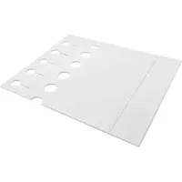 Combicraft sleufetiketten met afscheurstrook voor laserprinters 250x38mm - per 1000 stuks