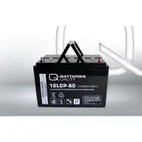 Q-Batteries 12LCP-60 LCP 12V 63Ah AGM