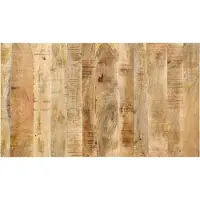 vidaXL Hoofdbord 140 cm massief ruw mangohout