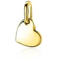 Zinzi zilveren hanger geel verguld hartje ZIH2065G (zonder collier)