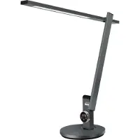 Hansa - Styro Beam LED tafellamp, traploos dimbaar, memoryfunctie, draaiknopbediening, donkergrijs