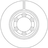 TRW DF6984 Remschijf