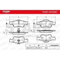 Stark SKBP-0010067 Remblokken