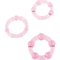 Ero Stay Hard Cock Rings Pink 3 st