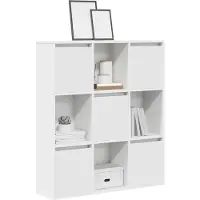 vidaXL Boekenkast 89x24x101,5 cm bewerkt hout wit