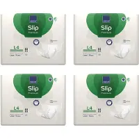 Abena Incontinentie Slip Premium L4 - Eendelig Verband ter Bescherming van Zwaar Urineverlies en (Dunne) Ontlasting - Perfecte Aansluiting door Flexibele Sluitstrips - 72 Stuks