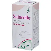 Saforelle Coton Protect Tampons met Inbrenghuls Normal 7,3x6,5x15,7 cm Tampon