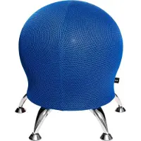 Topstar SITNESS 5 - Werkstoel / werkkruk/ verhoogde bureaustoel Blauw Netstof