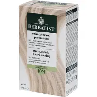 Herbatint Haarverf - Permanente Vegan Haarkleuring - Natuurlijke haarkleuring - 100% grijsdekking - Zonder gebruik van ammoniak - 10N Platina Blond – 170 ml