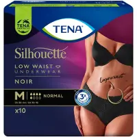 Essity Germany GmbH 6x Tena Pants Silhouette Normal Zwart Lage Taille Medium 9 Stuks