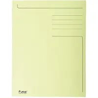 Exacompta dossiermap Foldyne ft 24 x 35 cm (voor ft folio), geel, pak van 50 stuks