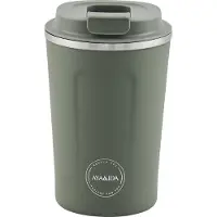 AYA&IDA - CUP2GO - thermosbeker - koffiebeker - coffee to go - reisbeker - meenemen - 380ml - TROPICAL GREEN
