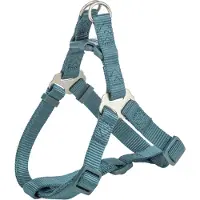 Trixie Premium One Touch tuigje, petrol maat M: 50-65cm/20mm voor honden