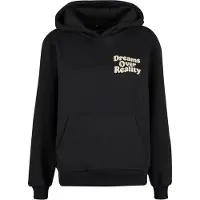 Miss Tee Sweatshirt 'Dreams Over Reality' beige / zwart