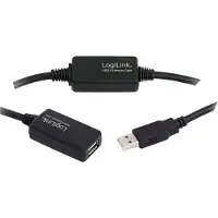 Logilink UA0145, USB 2.0 actieve verlengkabel, 15,0 meter