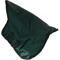 Kentucky Horsewear Horsewear - Halsdeel - 1680D - M - Vegan konijnenvacht - Donkergroen