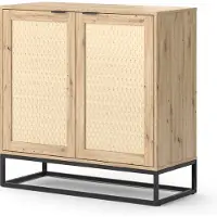Vicco Natal Ladekast – 40 x 92.5 cm met 2 deuren Bruin