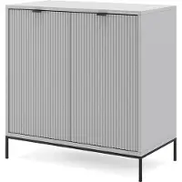 Vicco Dressoir Eliza, Grijs, 42 x 81.2 cm met 2 deuren