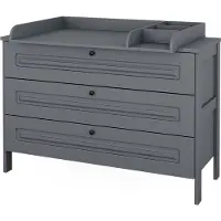 VitaliSpa Ajaton Luiertafel – 133 x 98.4 cm met 3 lades Grijs