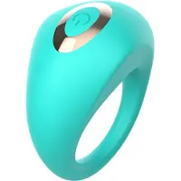 IVY LUX Vibrerende Koppel Cockring NXT Turquoise