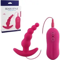 Aphrodisia BEADS STYLE VIBRATING ANAL PLUG