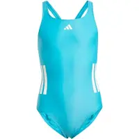 Adidas Sportieve badmode '3-Stripes C-Back Swimsuit' aqua / wit