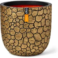 Capi Europe Bloempot Clay Goud / Zwart D 35 H 34 Cm