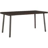 vidaXL Tuin salontafel rechthoekig 80x40x37 cm poly rattan bruin