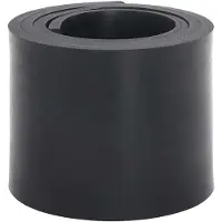 vidaXL Rubberen rand voor sneeuwploeg 150x15x1 cm zwart