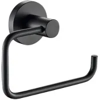 Plieger Vigo Wc Rolhouder – Toiletrolhouder Zonder Klep – Met Schroeven – 10 jaar garantie – Mat zwart