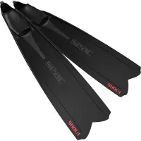 Seac Sub Shout S700 Spearfishing Fins Zwart EU 41-42
