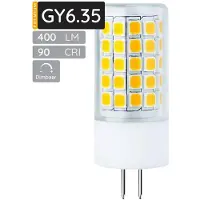 SPL GY6.35 LED Lamp 4.6W Dimbaar - CRI 90 - Warm Wit - 400lm - LED T18 Buislamp - Per Stuk