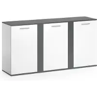 Vicco Novelli Sideboard – 40 x 80 cm met deuren Antraciet