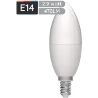 Avide E14 LED Lamp 2.9W - Kaarslamp B35 - Hoog Lumen 470 Lumen - 240V - 4000K - Neutraal Wit - Vervangt 40W