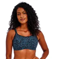 Freya High-Octane Voorgevormde Sport BH met Beugel - Midnight Leopard - 75L
