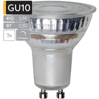 SPL GU10 LED Lamp 5.2W Dimbaar - CRI 97 - Warm Wit - 2700K - LED Spot MR16 - Vervangt 35W - 3 Stuks