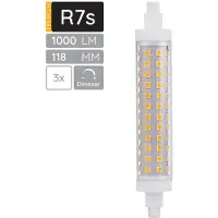 SPL R7s LED Lamp 10W Dimbaar - Neutraal Wit - 1000lm - LED T20 Buislamp - 3 Stuks