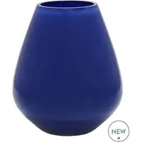 Vase the World Vaas Tasman | Small | Bright blue | Ø18 x H20 cm