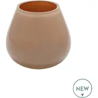 Vase the World Waxinelichthouder Tasman | X Small | Beige | Ø12,5 x H11,5 cm | Set van 2 stuks