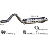 ERNST 233026 Uitlaat middendemper