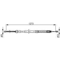 Bosch 1 987 482 308 Handremkabel