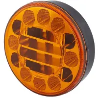 Hella Pinkl.LED voor/achter 10-30V Ø122mm