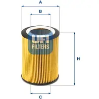 Ufi 25.071.00 Oliefilter