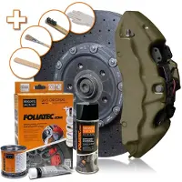 FOLIATEC Remklauwlakset - Combat mat-groen - 3 Komponenten