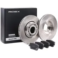 RIDEX 3405B1158 Remschijven en blokken