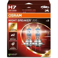 Osram Gloeilamp, grootlicht/dagrijverlichting NIGHT BREAKER 220 64210NB220-2HB