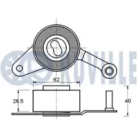 RUVILLE 5567 Wiellagerset