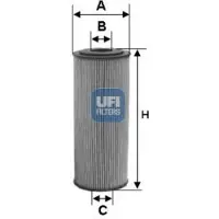 Ufi 25.131.00 Oliefilter